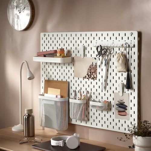 Полка для настенного органайзера IKEA SK&Aring;DIS 003.207.99 Белая 003.207.99 ➜ Пакуємо МИ📦 фото