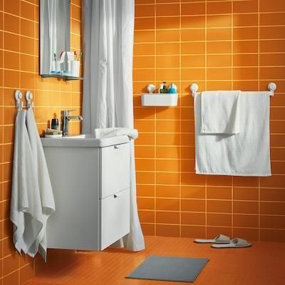 Штора для ванной комнаты IKEA BJARSEN (ИКЕА БЬЕРСЕН). 60443702. БЕЛАЯ 604.437.02 ➜ Пакуємо МИ📦 фото