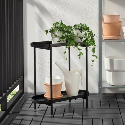Підставка для квітів/вазонів IKEA OLIVBLAD 104.866.47 Чорна 104.866.47 ➜ Пакуємо МИ📦 фото