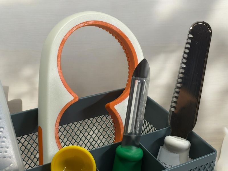 Відкривачка для банок до 7 см IKEA UPPFYLLD (ІКЕА УПФІЛЛД). 00529398. Помаранчева 005.293.98 ➜ Пакуємо МИ📦 фото