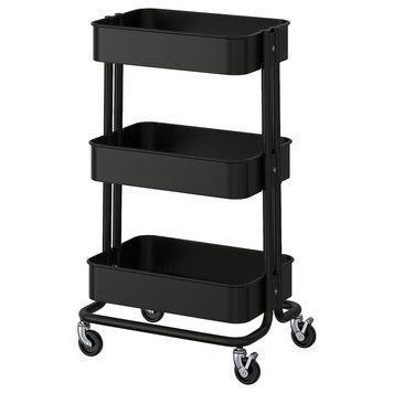 Візок IKEA R&Aring;SKOG 35x45x77 см Чорний 405.821.81 405.821.81 ➜ Пакуємо МИ📦 фото