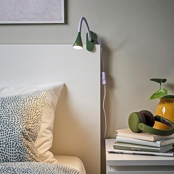 Світлодіодний світильник IKEA N&Auml;VLINGE Біло-зелений 905.747.77 905.747.77 ➜ Пакуємо МИ📦 фото