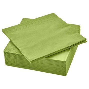 Набор салфеток IKEA FANTASTISK 33x33 см Зеленые 50 штук 103.987.97 103.987.97 ➜ Пакуємо МИ📦 фото