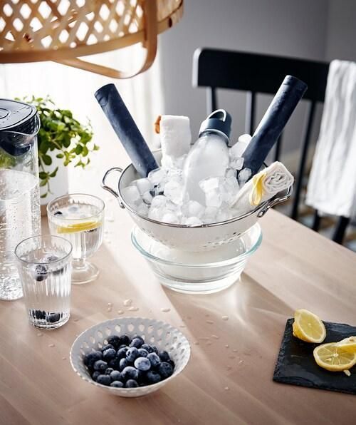 Дуршлаг IKEA GEMAK (ИКЕА ГЕМАК). 202.335.41. Стальной 202.335.41 ➜ Пакуємо МИ📦 фото