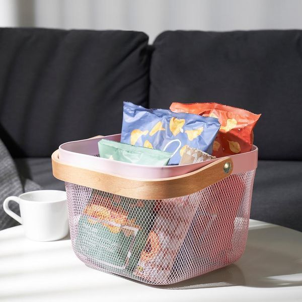 Корзина IKEA RISATORP 805.886.90 Розовая 805.886.90 ➜ Пакуємо МИ📦 фото