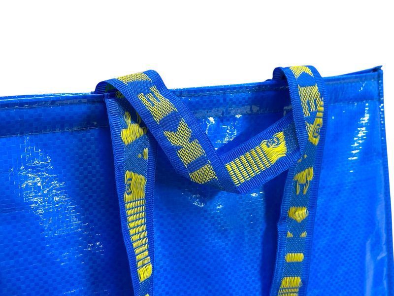 Термосумка IKEA FRAKTA 38х40 см 504.480.69 Синя 504.480.69 ➜ Пакуємо МИ📦 фото
