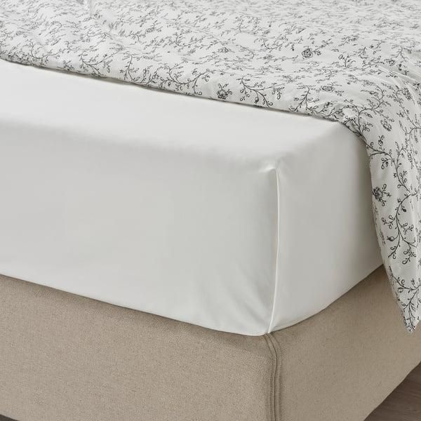 Простирадло на резинці IKEA ULLVIDE 240х260 см Біле 003.427.58 003.427.58 ➜ Пакуємо МИ📦 фото