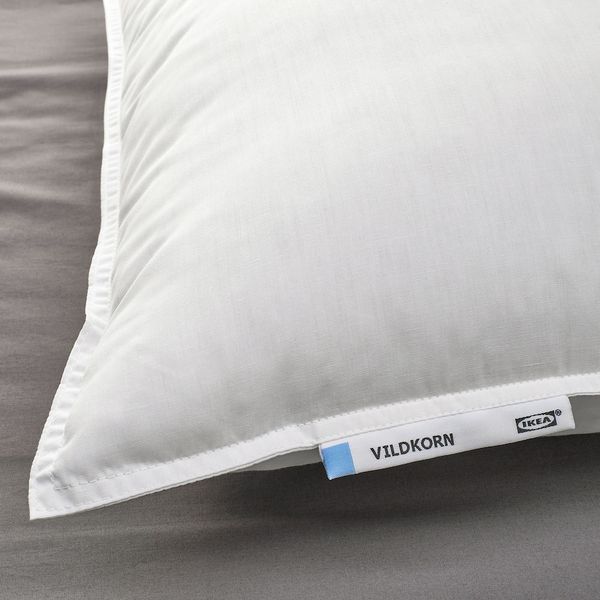 Подушка низька IKEA VILDKORN 50x60 см Біла 904.605.87 904.605.87 ➜ Пакуємо МИ📦 фото