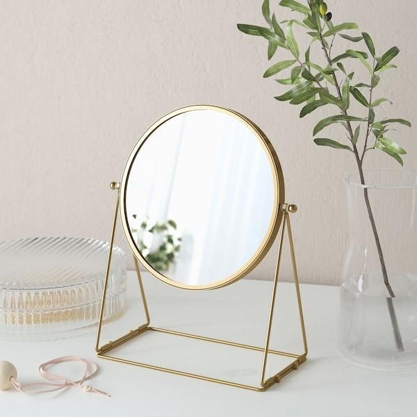 Зеркало IKEA LASSBYN (ИКЕА ЛАССБИН). 304.710.32. Цвет золото 304.710.32 ➜ Пакуємо МИ📦 фото