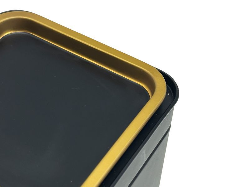 Банка для чая IKEA BLOMNING (ИКЕА БЛОМНИНГ). 10х10х10 см. 20373206. Черная 203.732.06 ➜ Пакуємо МИ📦 фото