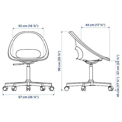 Детский стул IKEA LOBERGET/MALSKAR (ИКЕА ЛОБЕРГЕТ/МАЛЬСКАР). 19445469. Белый 194.454.69 ➜ Пакуємо МИ📦 фото