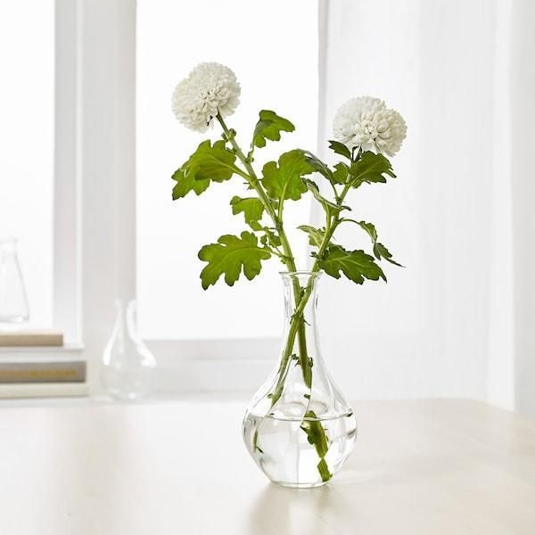Ваза IKEA VILJESTARK Высота - 17 см Стеклянная 003.385.77 003.385.77 ➜ Пакуємо МИ📦 фото