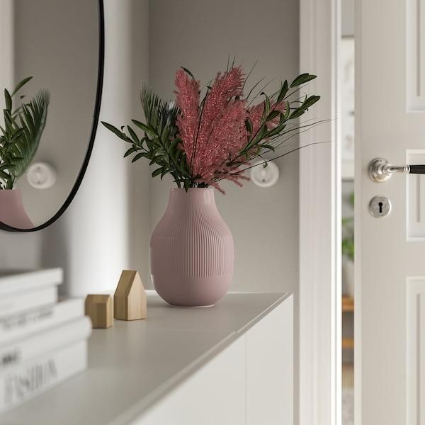 Ваза IKEA GRADVIS Высота - 21 см Керамическая 603.347.03 603.347.03 ➜ Пакуємо МИ📦 фото