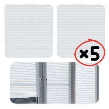 Жалюзі - пліссе IKEA SCHOTTIS Набір з 5 предметів 202.422.82 Білі 202.422 ➜ Пакуємо МИ📦 фото