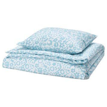 Набор постельного белья IKEA CYMBALBLOMMA 150x200 / 50x60 см 2 предмета 105.469.53 105.469.53 ➜ Пакуємо МИ📦 фото