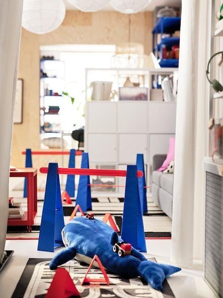 Детский ковер IKEA MARKKRYPARE 20558573 Темно-серый 205.585.73 ➜ Пакуємо МИ📦 фото