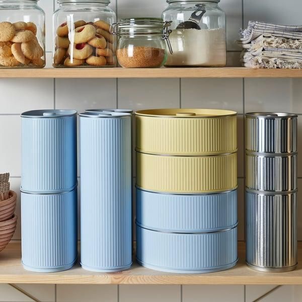 Баночка із кришкою IKEA BETTHAJ 0,6 л Cрібна 906.056.89 906.056.89 ➜ Пакуємо МИ📦 фото