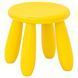 Табурет для дітей IKEA MAMMUT Жовтий 203.823.24 203.823.24 ➜ Пакуємо МИ📦 фото 1