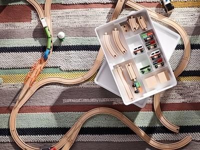 Набір колій IKEA LILLABO (ІКЕА ЛІЛЛАБО). 30363725. 10 предметів 303.637.25 ➜ Пакуємо МИ📦 фото