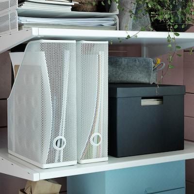 Органайзер для хранения бумаги IKEA DRONJONS (ИКЕА ДРЕНЙЕНС). 10439694. Белый 104.396.94 ➜ Пакуємо МИ📦 фото