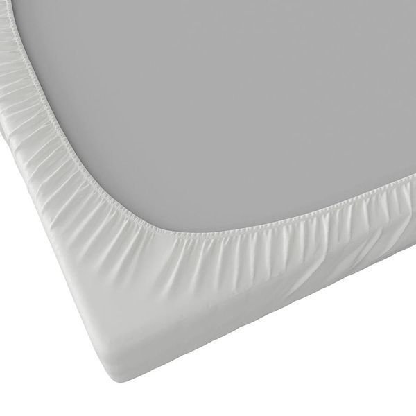 Простыня на резинке IKEA BRUKSVARA 140x200 см Белая 305.746.00 305.746.00 ➜ Пакуємо МИ📦 фото