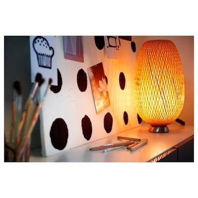 Настільна лампа IKEA BOJA (ІКЕА БОЮ). 60152279. Бамбук / ручна робота 601.522.79 ➜ Пакуємо МИ📦 фото