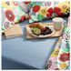 Простыня на резинке IKEA BRUKSVARA 90x200 см Голубая 105.746.01 105.746.01 ➜ Пакуємо МИ📦 фото 3