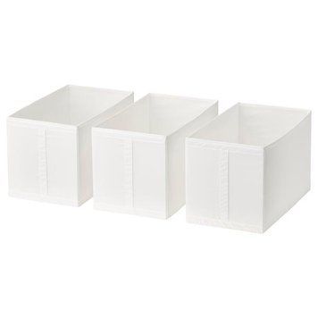Набір коробок для зберігання IKEA SKUBB 31x55x33 см 3 предмети Білі 602.903.70 602.903.70 ➜ Пакуємо МИ📦 фото