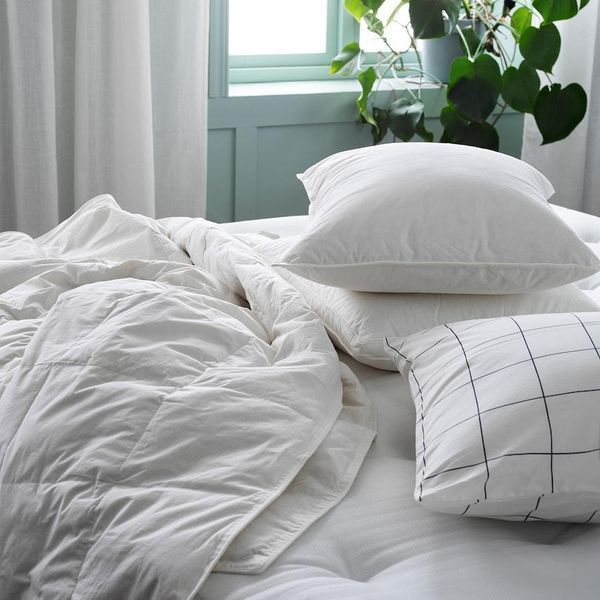 Подушка висока IKEA GULKAVL 50x60 см Біла 305.471.45 305.471.45 ➜ Пакуємо МИ📦 фото