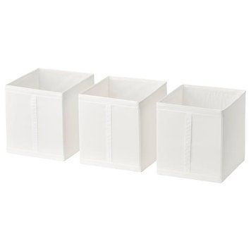 Набір коробок для зберігання IKEA SKUBB 31x34x33 см 3 предмети Білі 001.863.95 001.863.95 ➜ Пакуємо МИ📦 фото