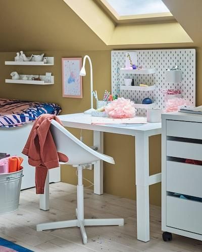 Настольная лампа IKEA NAVLINGE (ИКЕА НЭВЛИНГЕ). 50404918. Белая 504.049.18 ➜ Пакуємо МИ📦 фото