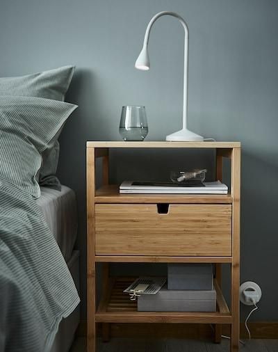 Настольная лампа IKEA NAVLINGE (ИКЕА НЭВЛИНГЕ). 50404918. Белая 504.049.18 ➜ Пакуємо МИ📦 фото