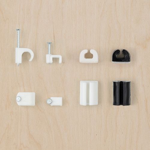 Набор держателей для кабелей IKEA TRIXIG 150 предметов 405.469.04 405.469.04 ➜ Пакуємо МИ📦 фото