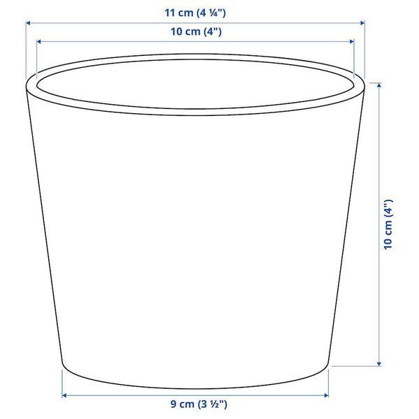 Горщик для квітів IKEA SOJAB&Ouml;NA Діаметр - 9 см Білий 005.335.74 005.335.74 ➜ Пакуємо МИ📦 фото