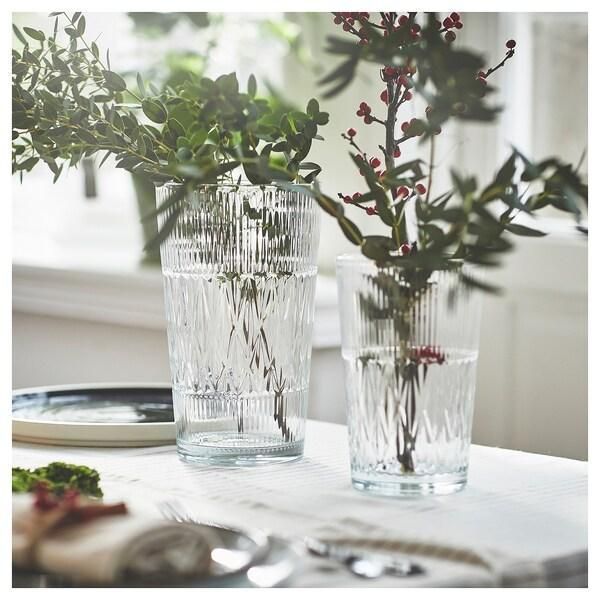 Ваза IKEA SM&Auml;LLSPIREA Висота - 22 см. Скляна 205.421.72 205.421.72 ➜ Пакуємо МИ📦 фото