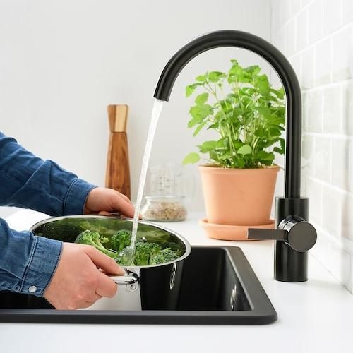 Змішувач для кухні IKEA DELSJ&Ouml;N (ІКЕА ДЕЛЬШОН). 404.887.96. Чорний 404.887.96 ➜ Пакуємо МИ📦 фото