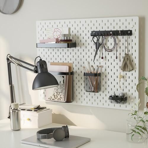 Набор корзин для настенного органайзера IKEA SK&Aring;DIS 3 предмета 405.699.43 Черный 405.699.43 ➜ Пакуємо МИ📦 фото