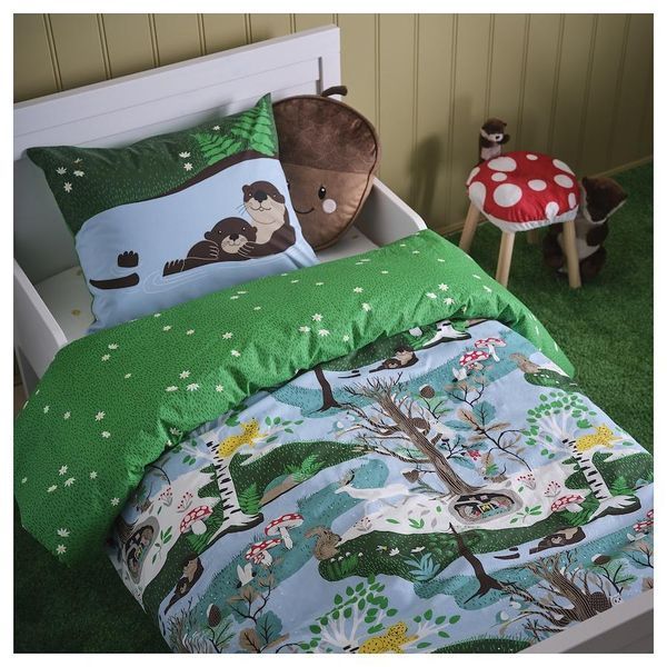 Набір постільної білизни IKEA SKOGSDUVA 2 предмети 405.768.30 405.768.30 ➜ Пакуємо МИ📦 фото