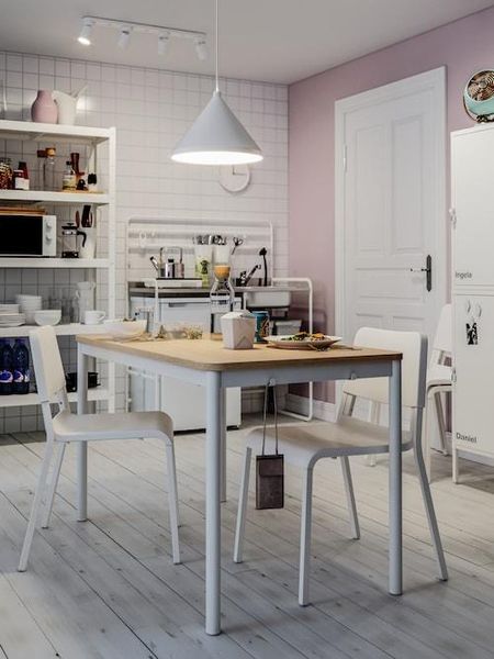 Настельний світильник IKEA NYM&Aring;NE 70337701 Білий 703.377.01 ➜ Пакуємо МИ📦 фото