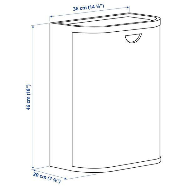 Контейнер для сміття IKEA G&Aring;RDSBUTIK 21 л Сіро-бежевий 705.651.99 705.651.99 ➜ Пакуємо МИ📦 фото