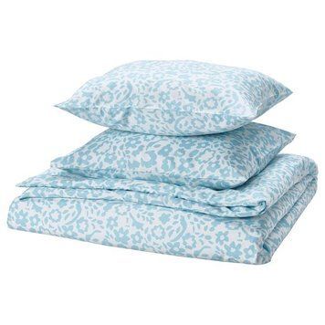 Набор постельного белья IKEA CYMBALBLOMMA 200x200 / 50x60 см 3 предмета405.469.37 405.469.37 ➜ Пакуємо МИ📦 фото