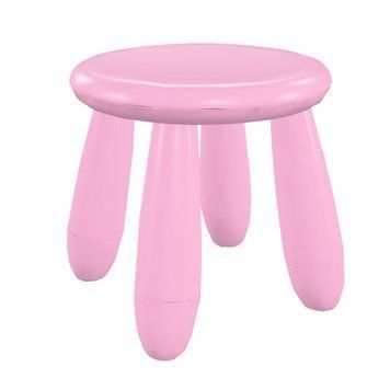 Табурет для дітей IKEA MAMMUT Рожевий 605.819.96 605.819.96 ➜ Пакуємо МИ📦 фото