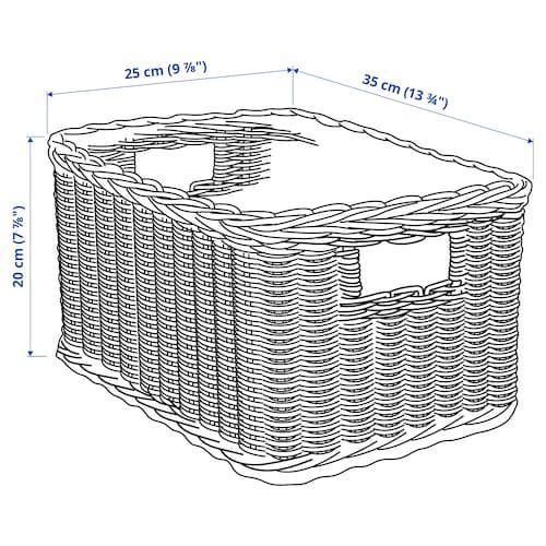 Корзина IKEA TRUMMIS 25х35х20 см 605.008.20 Ручная работа 605.008.20 ➜ Пакуємо МИ📦 фото