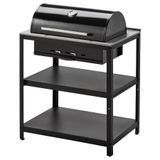 Гриль угольный IKEA GRILLTIDER 86x61 см Стальной 304.714.47 304.714.47 ➜ Пакуємо МИ📦 фото