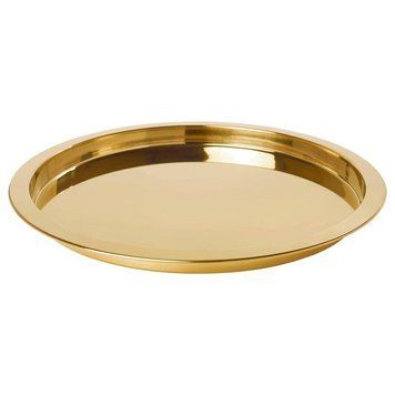 Поднос IKEA GLATTIS Диаметр - 38 см Золотистый 703.501.13 703.501.13 ➜ Пакуємо МИ📦 фото
