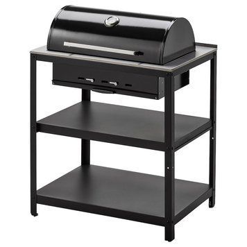Гриль вугільний IKEA GRILLTIDER 86x61 см Сталевий 304.714.47 304.714.47 ➜ Пакуємо МИ📦 фото