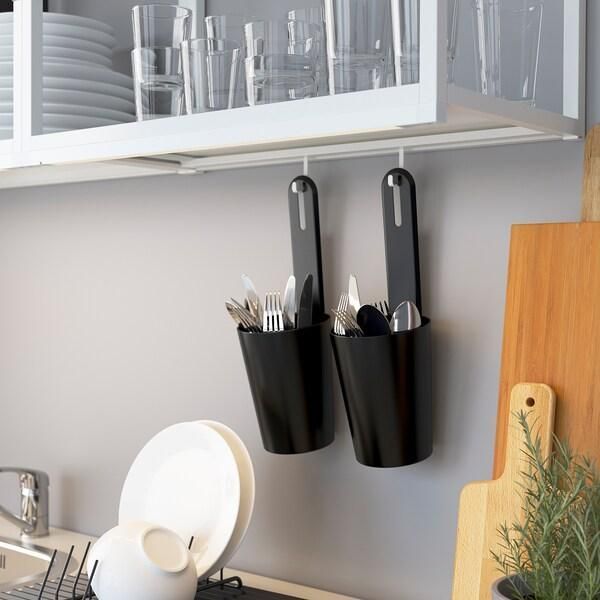 Настінна шафа IKEA ENHET 40x30x75 см Біла 904.489.44 904.489.44 ➜ Пакуємо МИ📦 фото