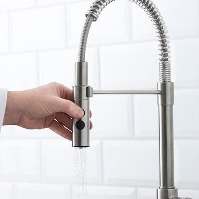 Смеситель для кухни IKEA VIMMERN (ИКЕА ВИММЕРН). 80519951. Стальной 805.199.51 ➜ Пакуємо МИ📦 фото