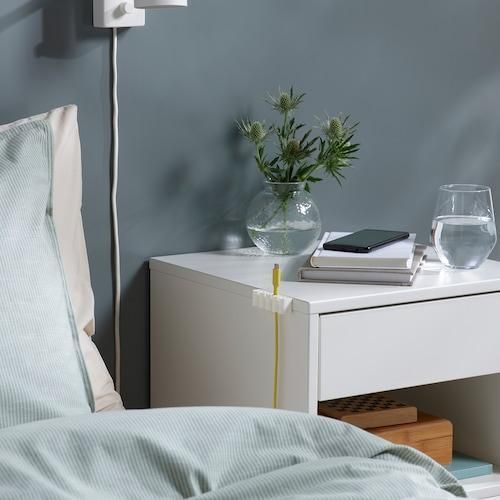 Набір тримачів кабелів IKEA KALKSTUFF 3 предмети 605.557.04 Білий 605.557.04 ➜ Пакуємо МИ📦 фото