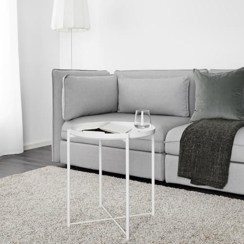 Стіл-піднос IKEA GLADOM Білий 45x53 см 70337819 703.378.19 ➜ Пакуємо МИ📦 фото